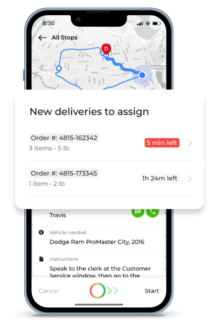 Last mile delivery management features