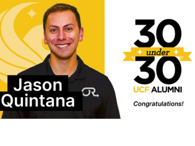 OneRail's Jason Quintana is a 2023 UCF 30 Under 30 Award Honoree